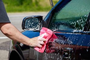 Washing a Car Without a Hose