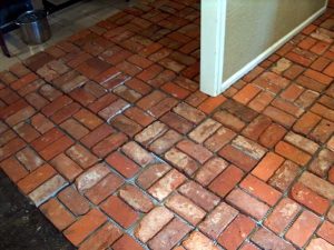 Clean Brick Floors