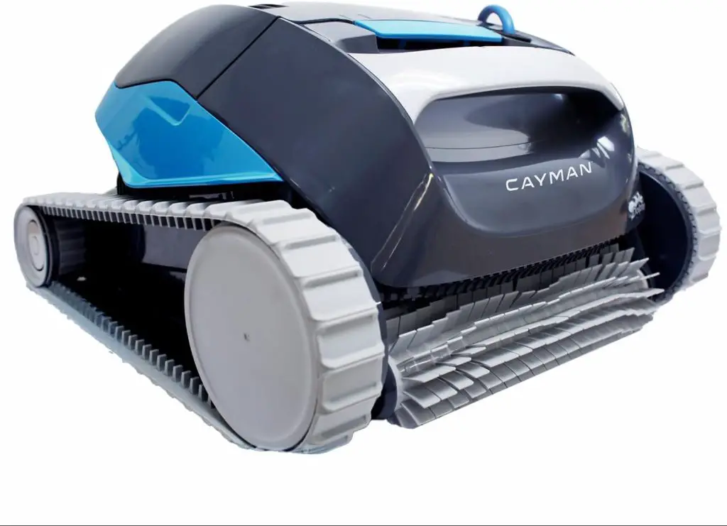 Dolphin Cayman Automatic Robotic Pool Cleaner (2023 Model) — Programmable Weekly Timer, Wall Climbing, Massive Top-Load Filter Bin, HyperBrush — For In-Ground  Above Ground Swimming Pools up to 33ft